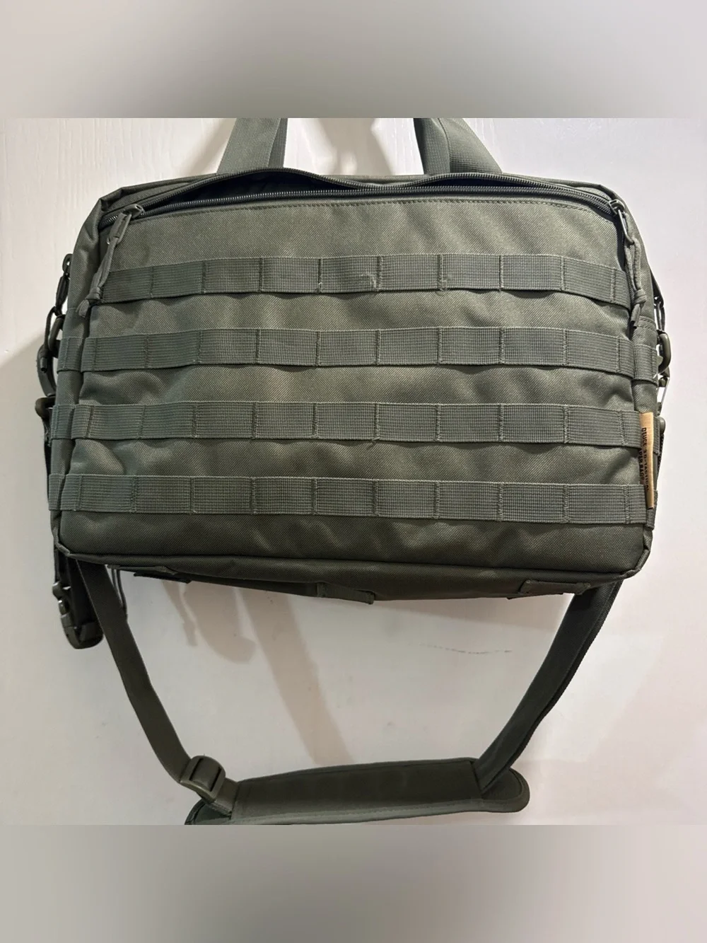 New Army Green Tactical DiaperBag for Men with changing pad